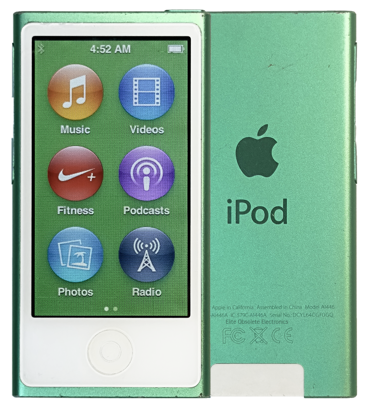 新品バッテリー Apple iPod nano 第7世代 シルバー 新品バッテリー