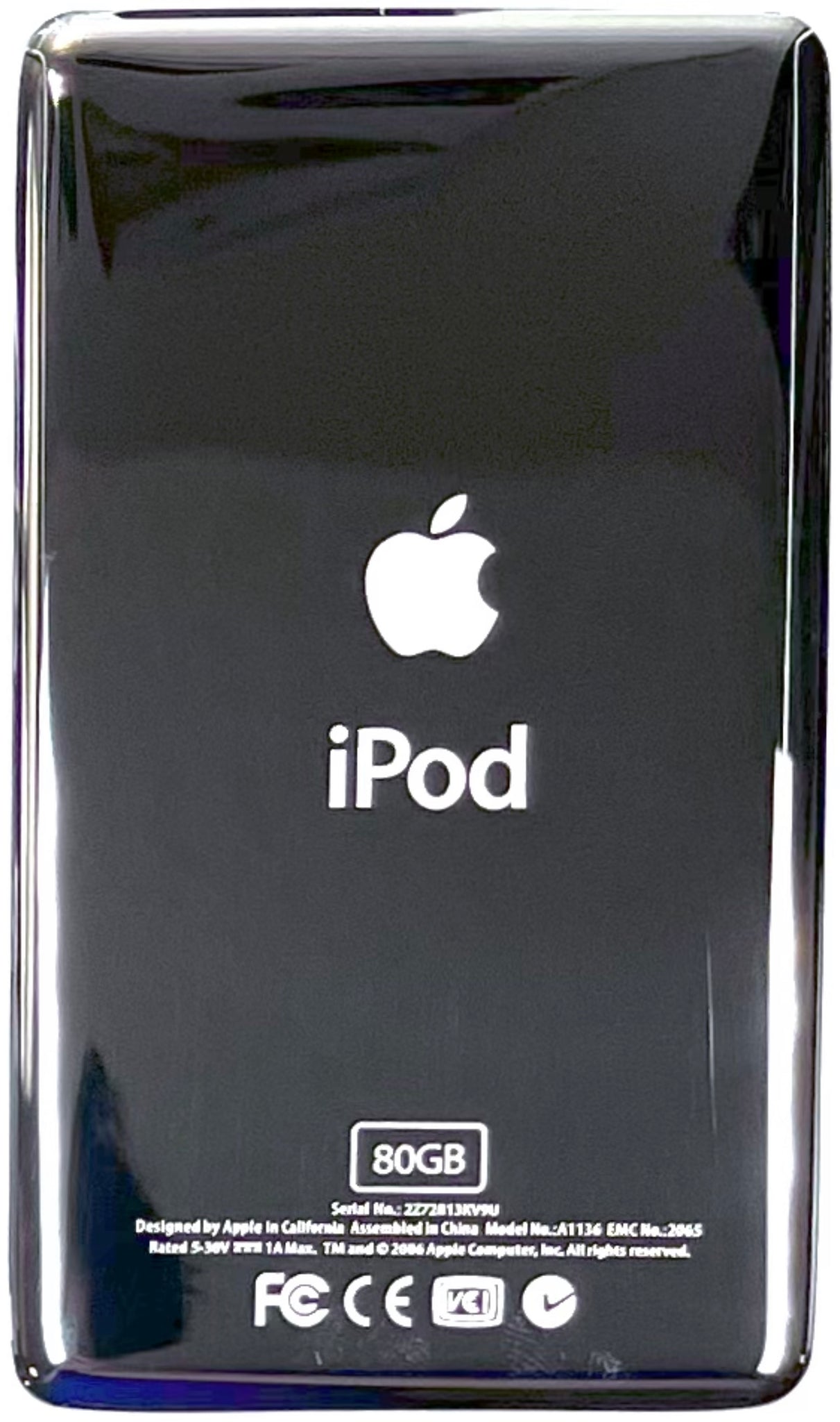 Thick 80GB Backplate for Apple iPod Video Classic 5th 5.5 6th 7th