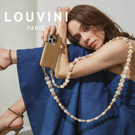LOUVINIハンドストラップ PETIT ROMY PEARL LOUVINI】 ハンド