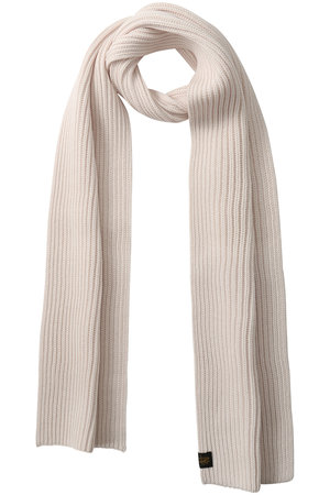 BATONER(バトナー)｜【UNISEX】ソリッド ウールマフラー/アイボリー の