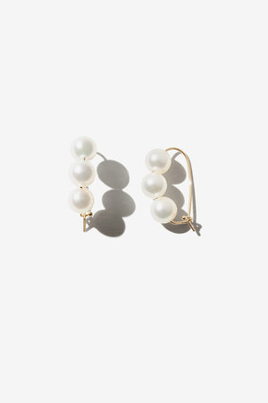 MIZUKI(ミズキ)｜SBE203 6mmパールセーフティーピンピアス/イエロー