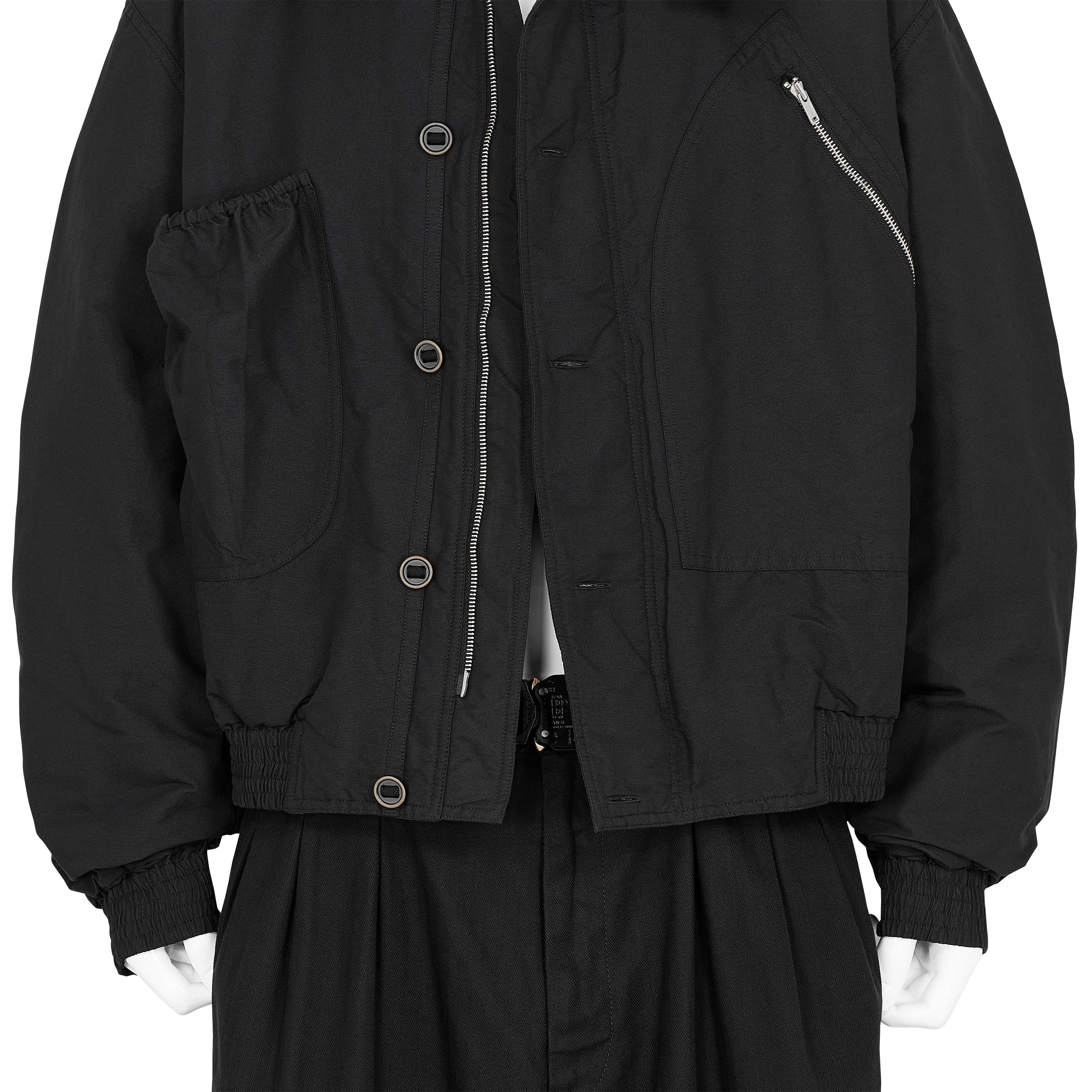 KATHARINE HAMNETT COLLABORATION SHORT BLOUSON BLACK - YOKE(ヨーク