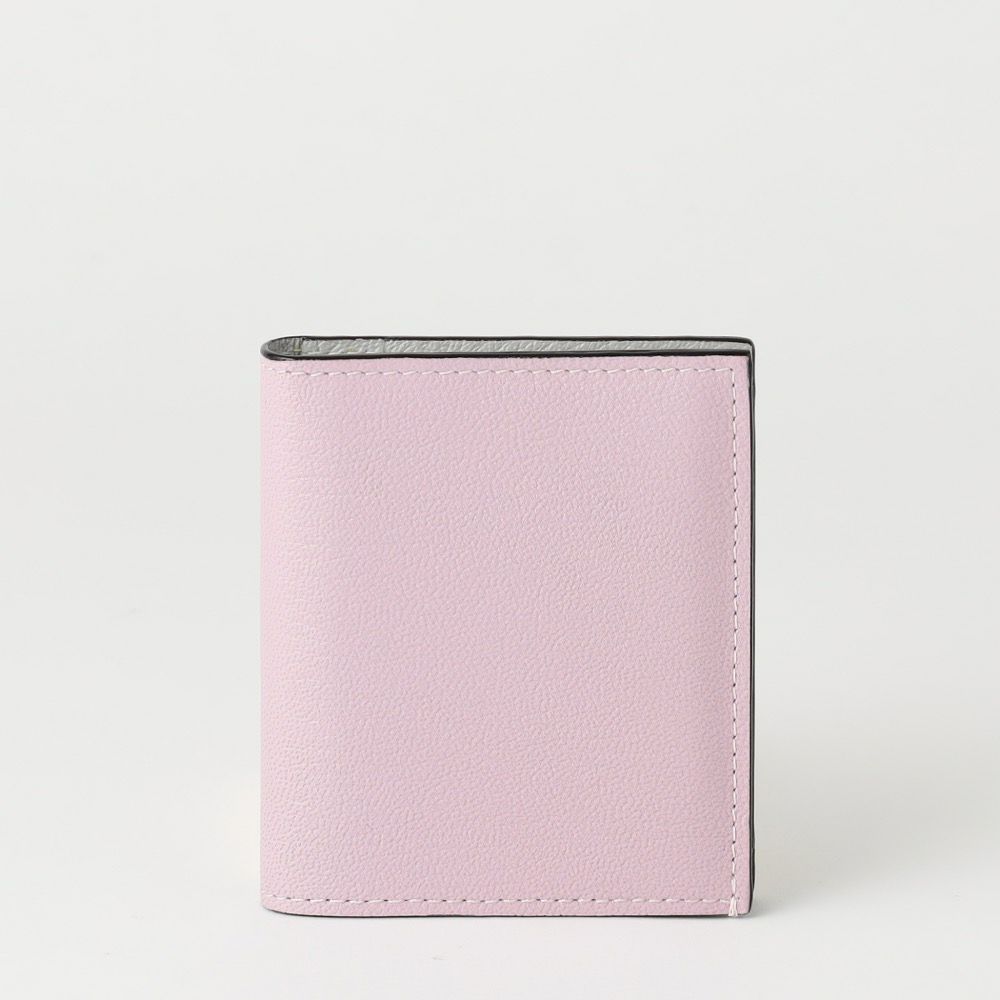 スナップタイプ二つ折りミニウォレット BEIGE*PINK | ラルコバレーノ