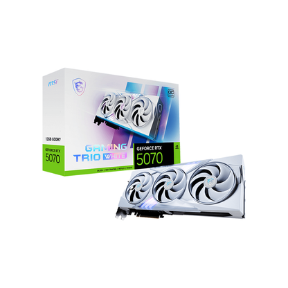 MSI GeForce RTX™ 5070 12G Gaming Trio OC White 12GB GDDR7 Graphic