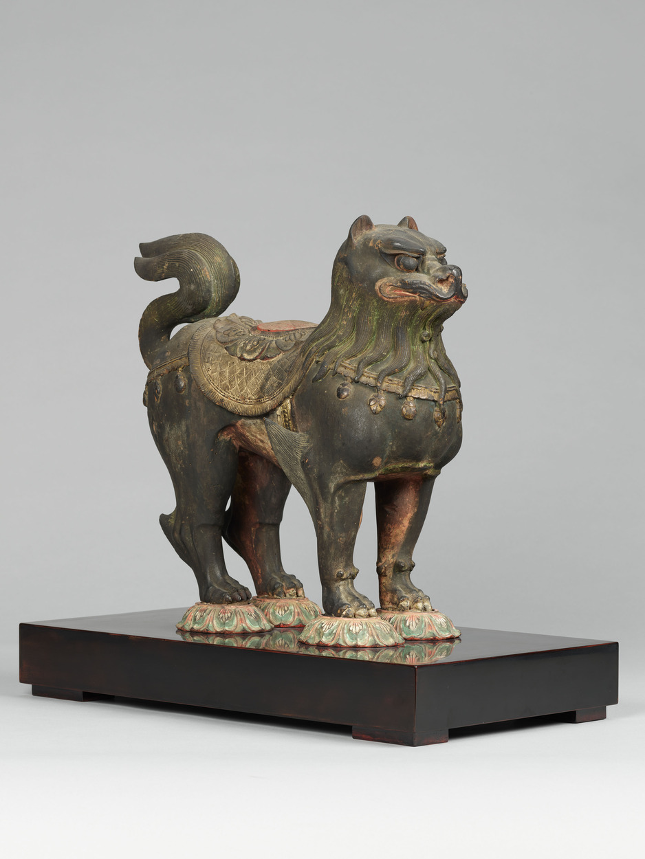 e国宝 - 獅子（文殊菩薩像台座）