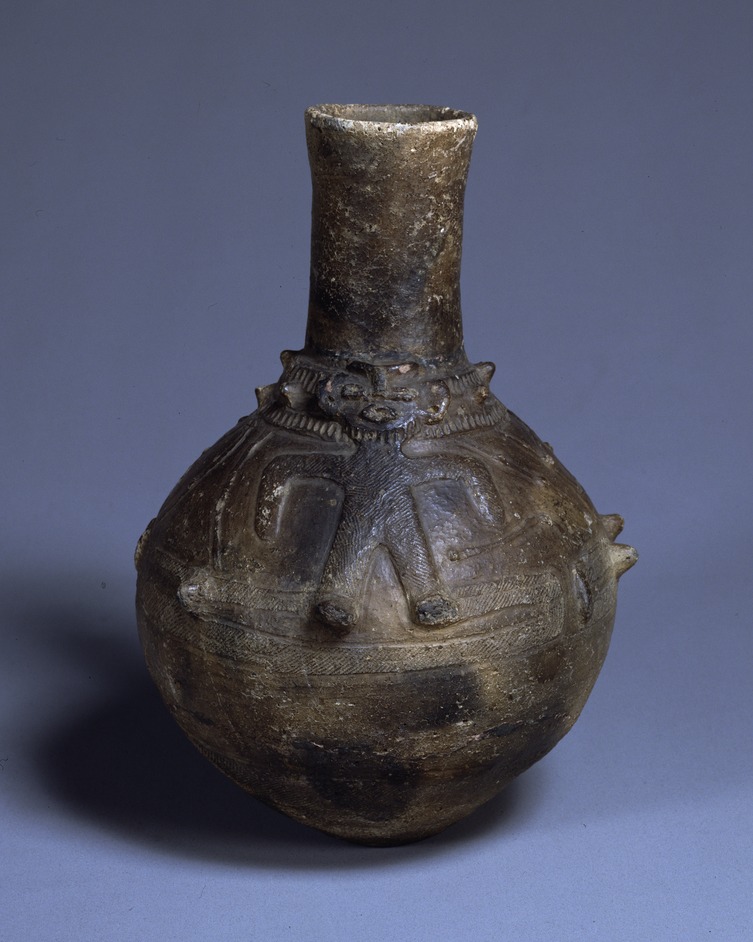 e国宝 - 人面装飾付壺