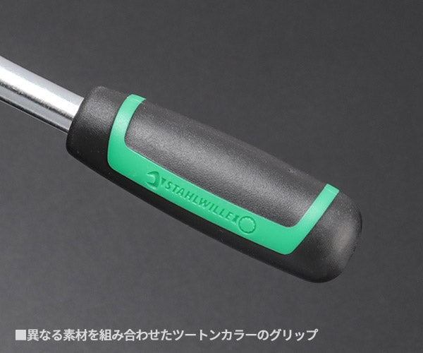 STAHLWILLE 415QR/512QR 1/4+1/2SQ 80ギアラチェットハンドルセット
