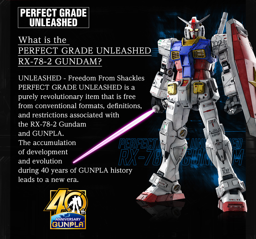 PERFECT GRADE UNLEASHED RX-78-2 GUNDAM