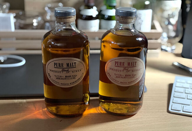 ニッカ ピュアモルト ブラック& レッド 2本セット