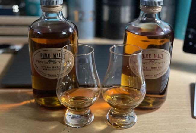 ニッカ ピュアモルト レッドとブラックを飲み比べ | 榎商店 お酒情報ブログ