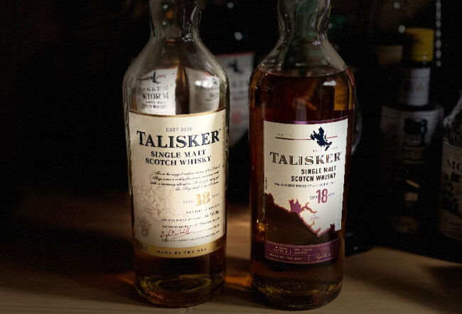 新旧タリスカー18年を飲み比べ | 榎商店 お酒情報ブログ