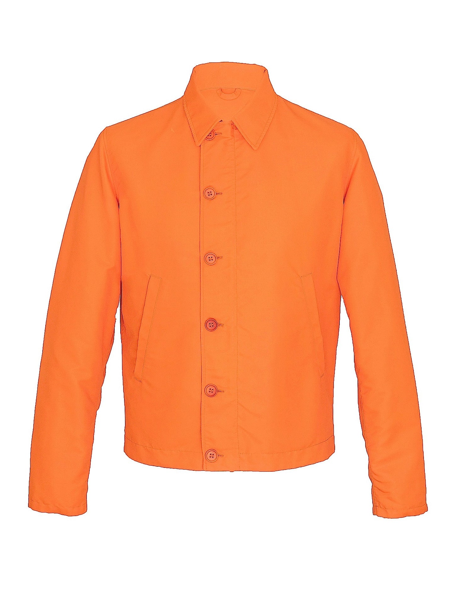 Helmut Lang 1995 Safety Orange Double Nylon Twill Jacket – ENDYMA
