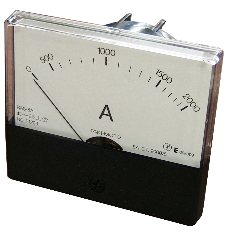 能勢電鉄3100系 電流計・電圧計（化粧板付） 能勢電鉄3100系 電流計