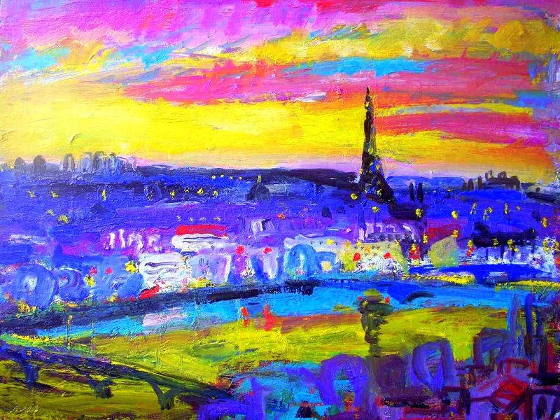 おれが描いた油絵！！ 楽園（オニダルマオコゼ）／2023年制作 F30