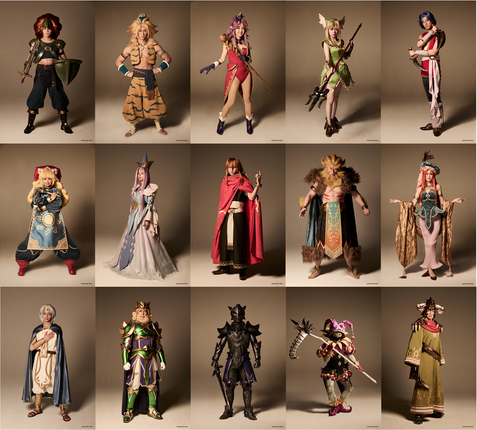 聖剣伝説3 フィギュア 6体セット 台紙 聖剣伝説3 フィギュア 6体