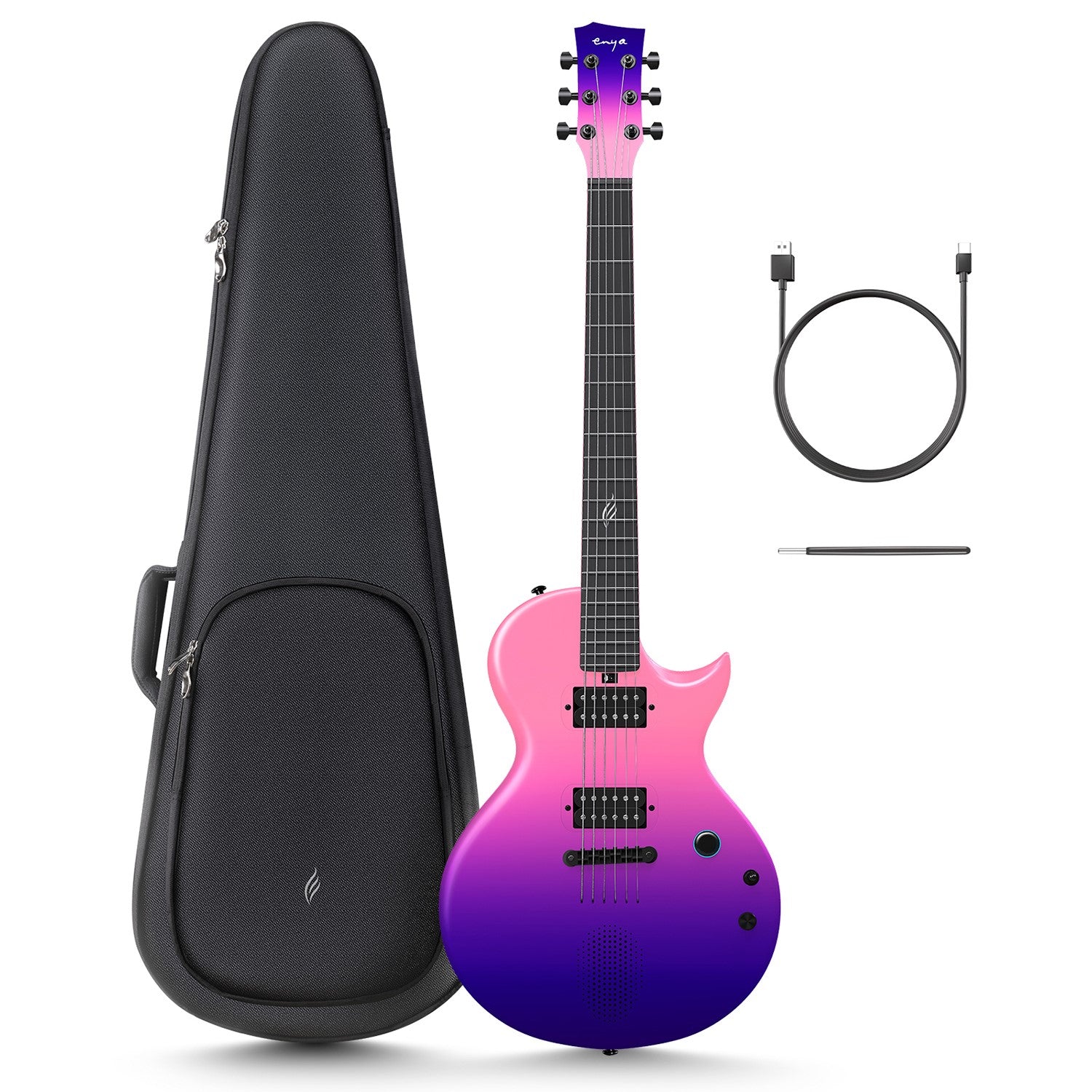 Nova Go Sonic : Carbon Fiber Smart Electric Guitar