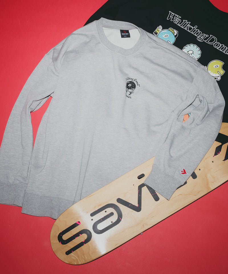 SAVIER/サビアー】WALKING DONUTSコラボ / バックプリント ビッグ
