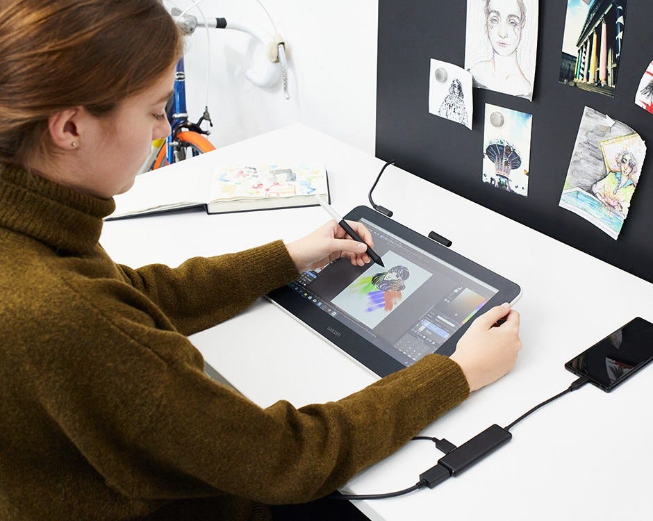 液タブ・ペンタブ Wacom One DTC121 Wacom-One-pen-display-feature-