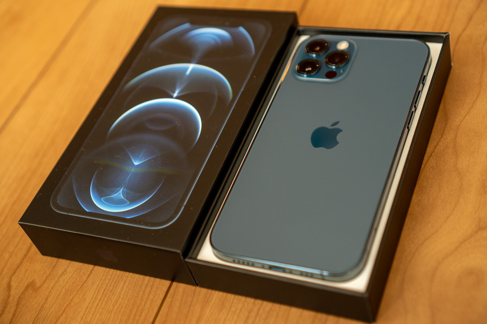 iPhone12Pro ショップ パシフィックブルー128GB iPhone 12 Pro Max