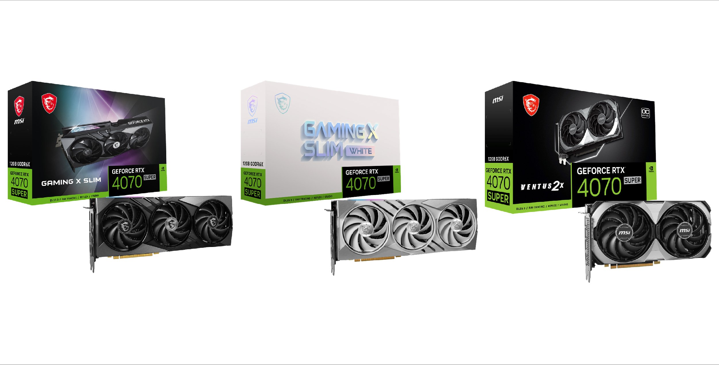 コア数20％増加！】ホワイトモデルも！MSIからGeForce RTX™ 4070 SUPER