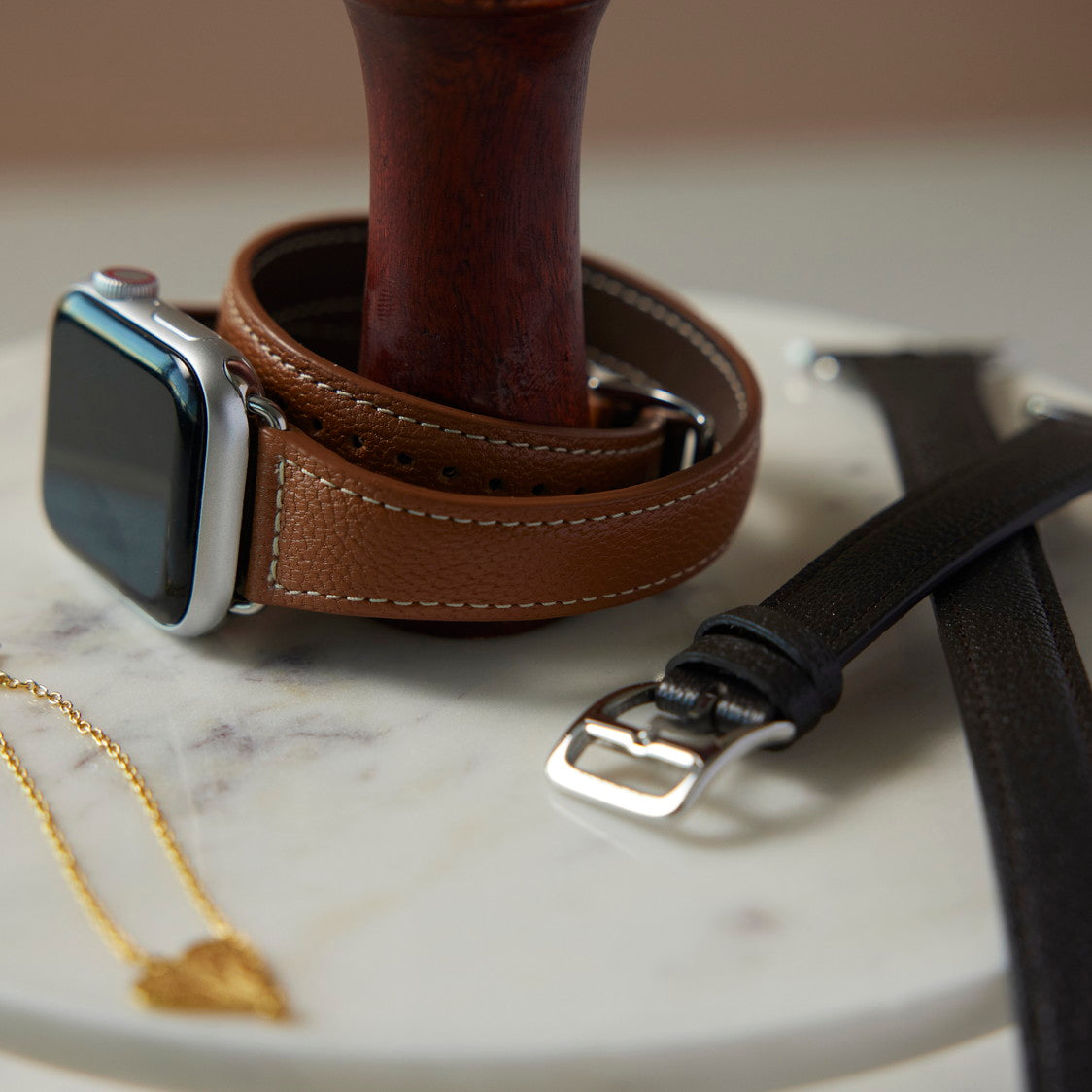 1580 Apple Watch エルメス ブラウン HERMES レザーバンド 楽天市場