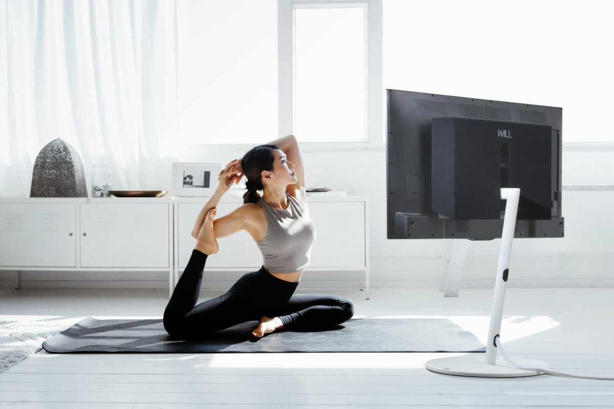 EQUALS イコールズ テレビ台 自立型 超低床キャスター付き テレビ