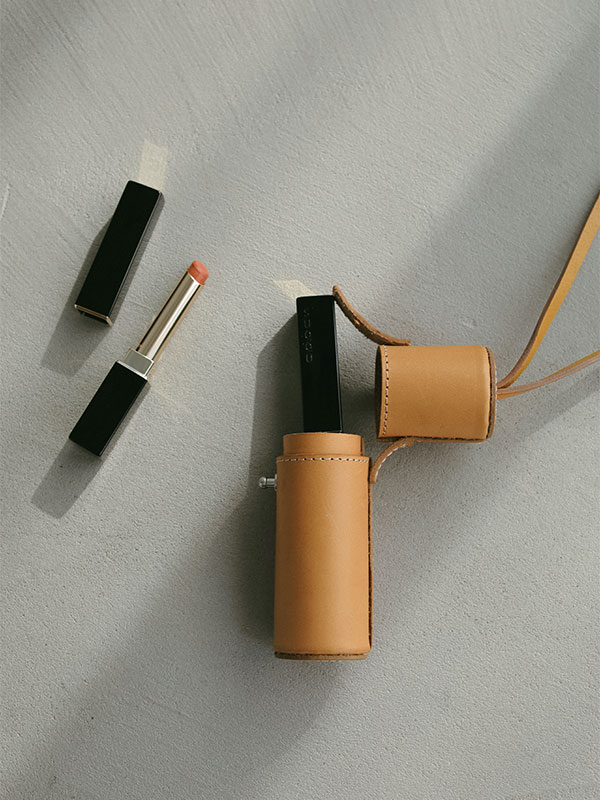 新品】ETRE TOKYO タンドレザーリップケースブラック