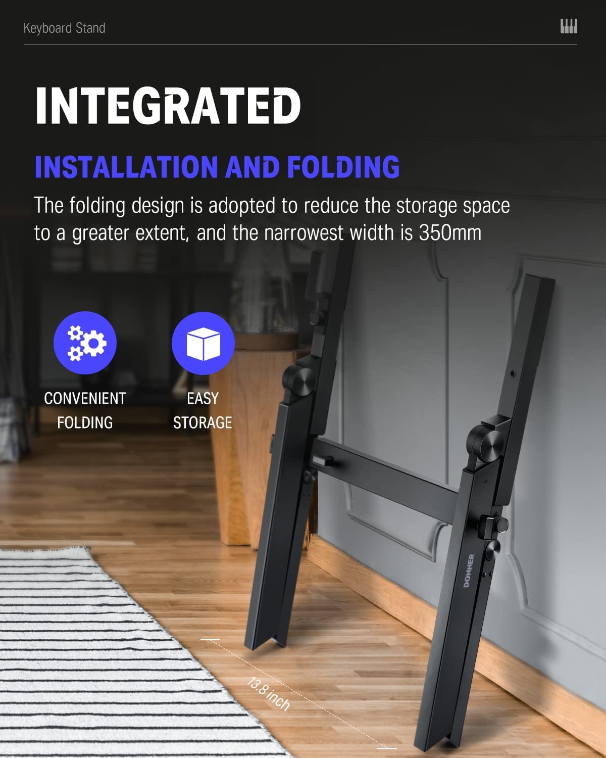 Donner DKS-100 Z-Style Foldable Keyboard Stand