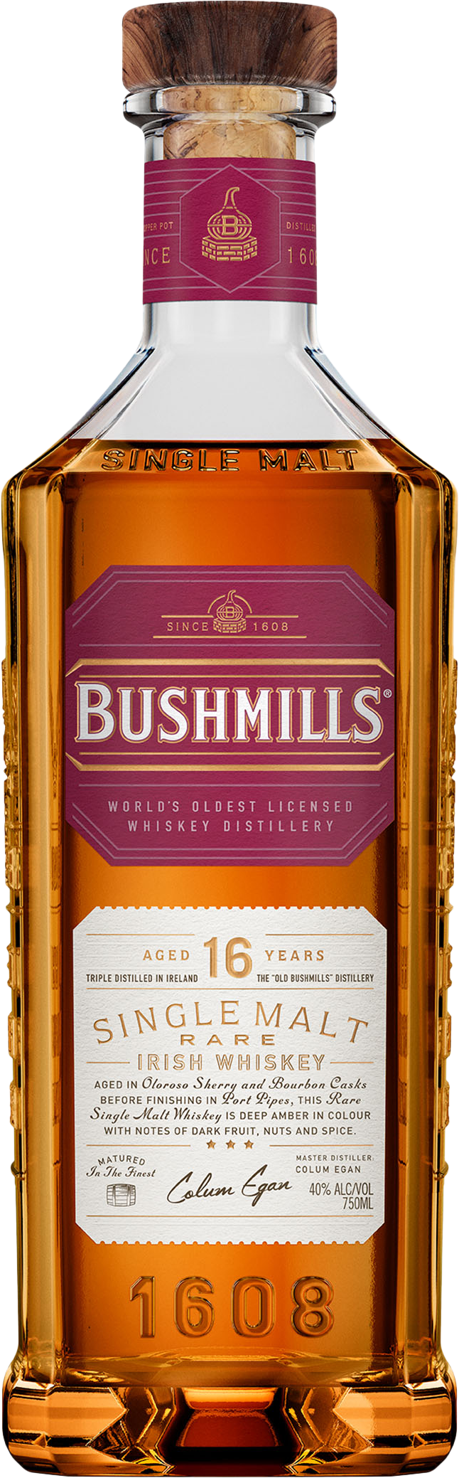 Bushmills 16 Year Old Single Malt Irish Whiskey (700mL) – Flaviar