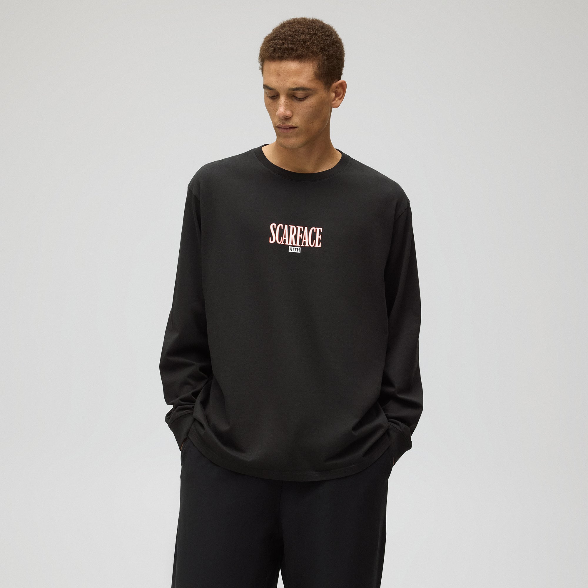 Kith for Scarface Tony Montana Long Sleeve Tee - Black – Kith Europe