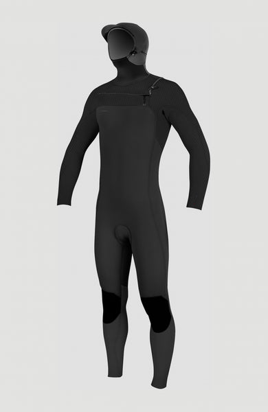 Hyperfreak Plus 5/4mm Chest Zip Full Wetsuit w/Hood Youth | BLACK
