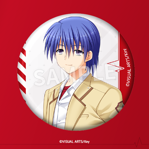 Angel Beats! メモリアルくじ Eurekaくじ E賞 缶バッジ ユイ Angel