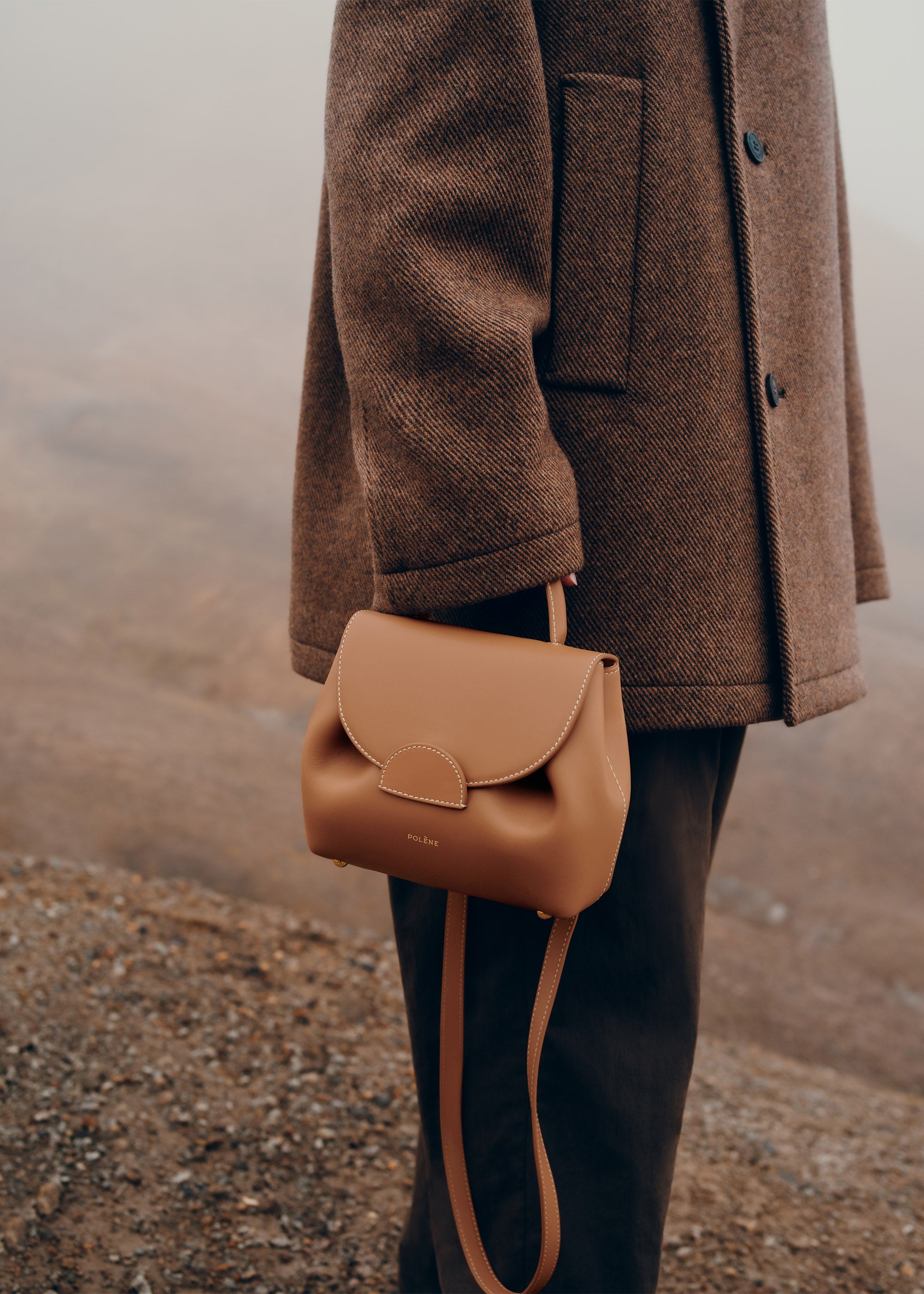 Polène | Bag - Numéro Un Nano - Smooth Camel – Polène EU