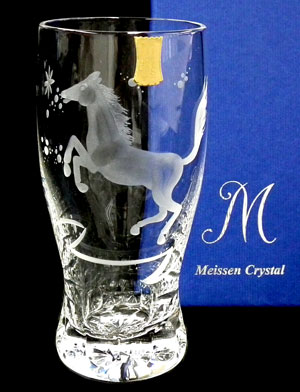 マイセン クリスタル 干支 オーナメント 馬 マイセンクリスタル 干支