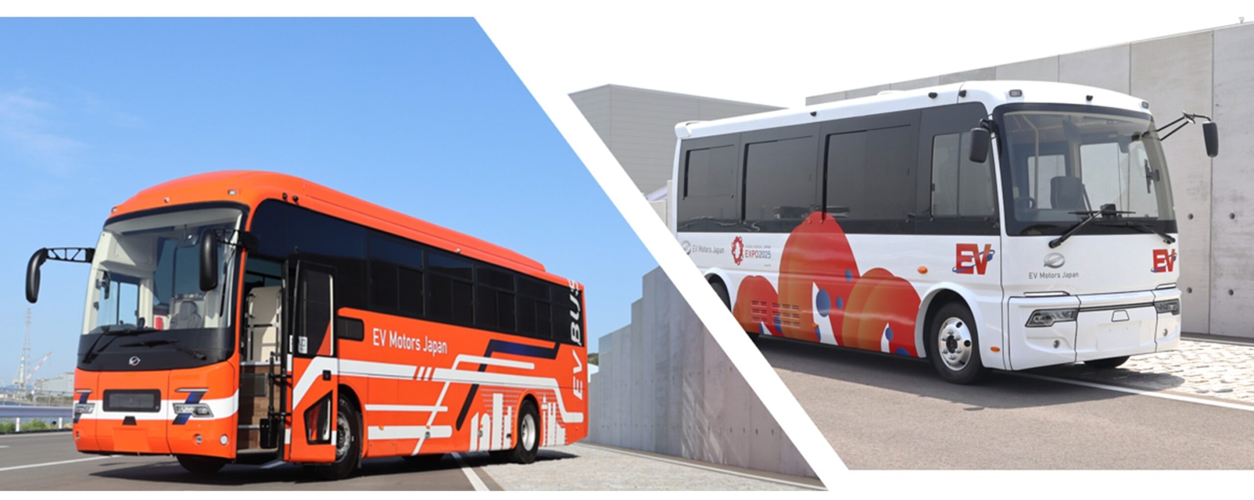 バスモデ1:42スケールバス純電気バスモデル EVモーターズ・ジャパンが