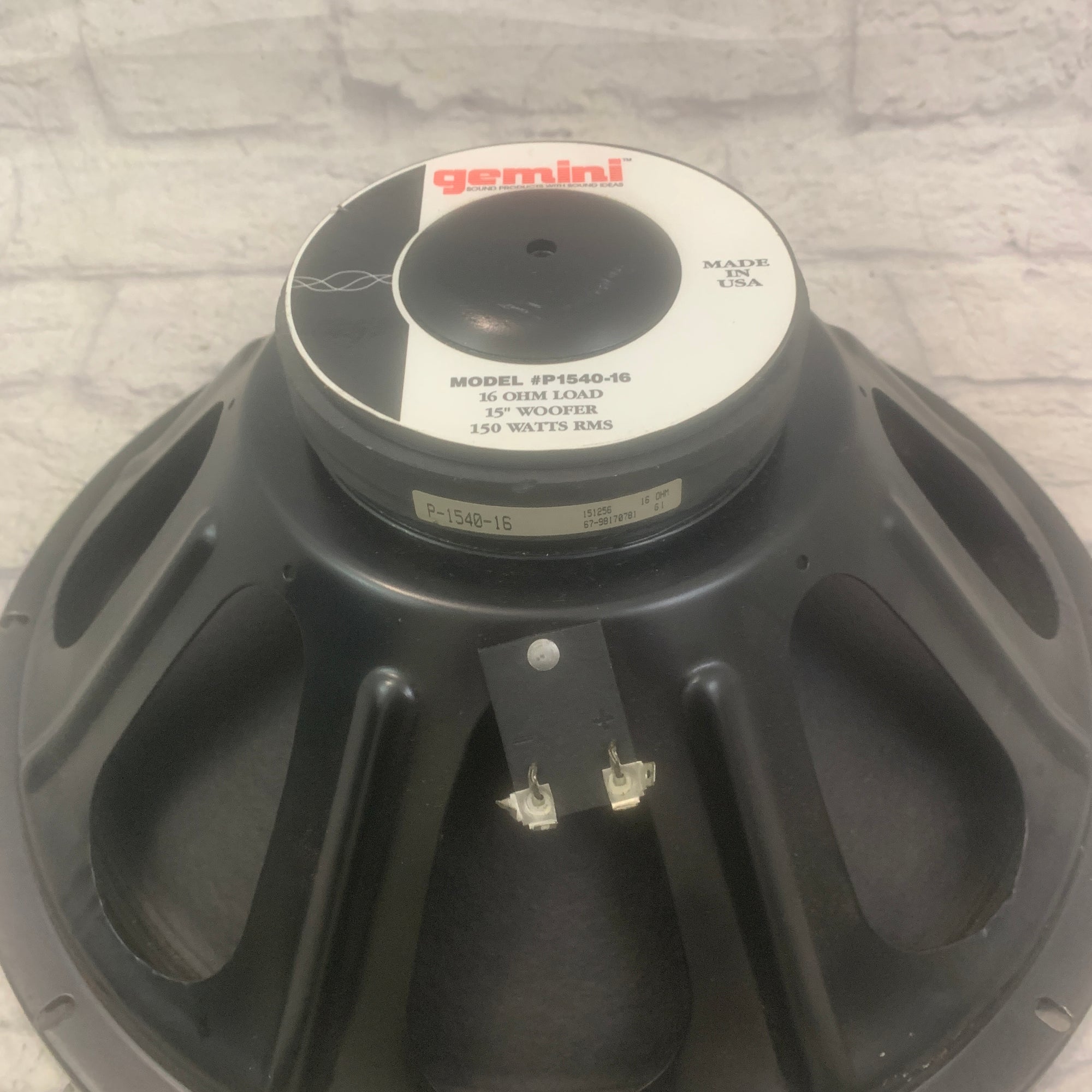 Gemini P1540-16 16ohm 150 Watt 15