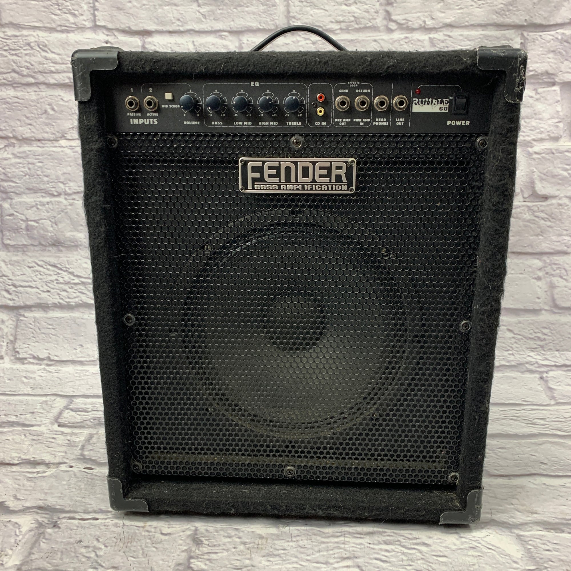Fender Rumble 60 Bass Guitar Combo Amp - Evolution Music