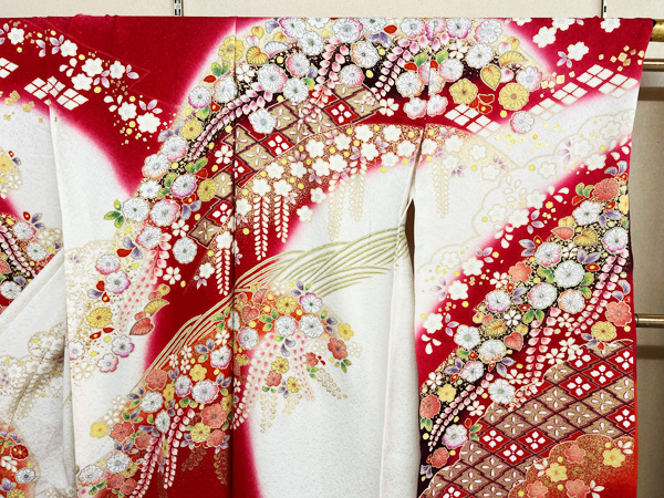 振袖フルセット□辻が花□花絞り□関芳□新品オーダー□正絹□成人式