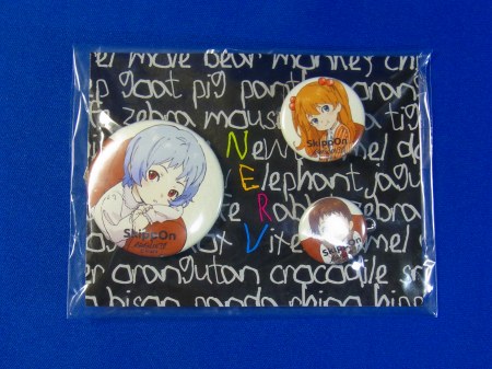 エヴァンゲリオン マルイ pop up shop 缶バッジ レイ エヴァ レイ 使徒