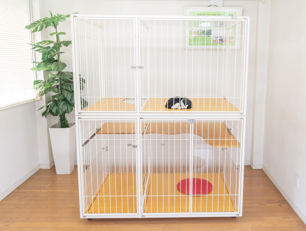 多頭飼いの猫のための大型ケージ - おしゃれで丈夫な犬猫用ペット