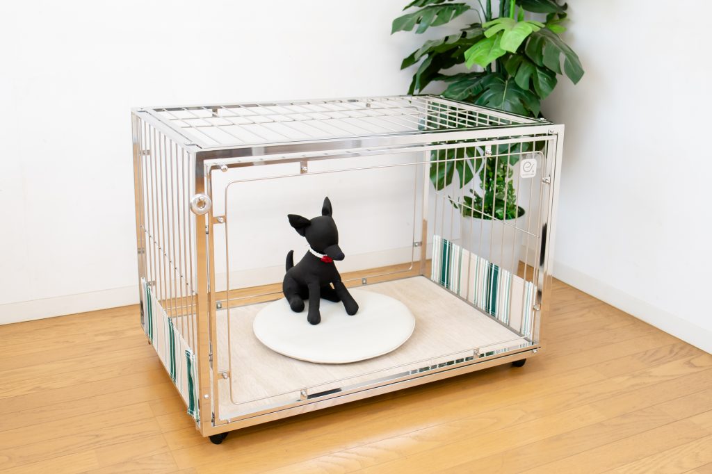 ステンレス製オーダー制作の紹介[ドッグケージ編] - おしゃれで頑丈な