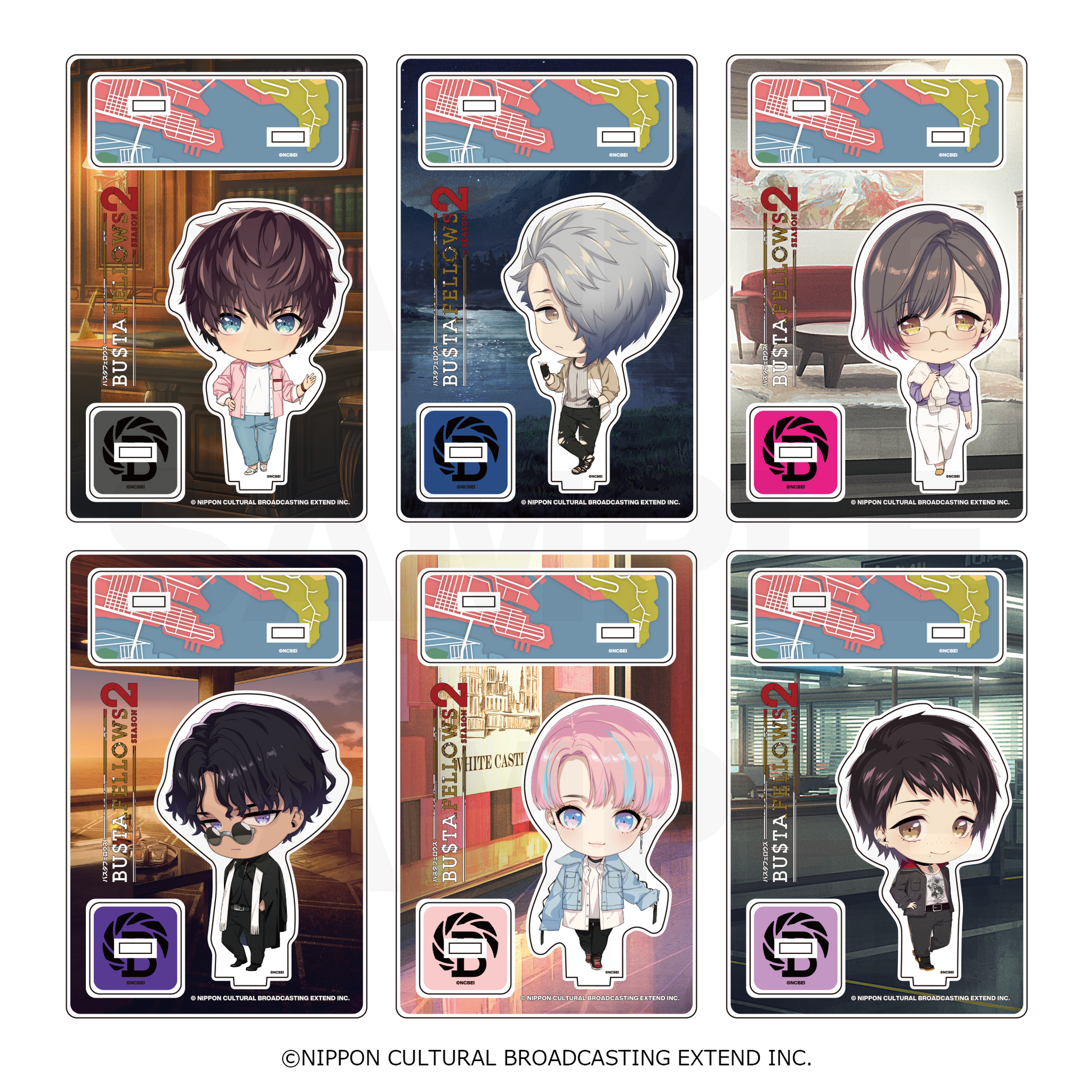 アクリルスタンド「あざやかな悪に染まるSD 