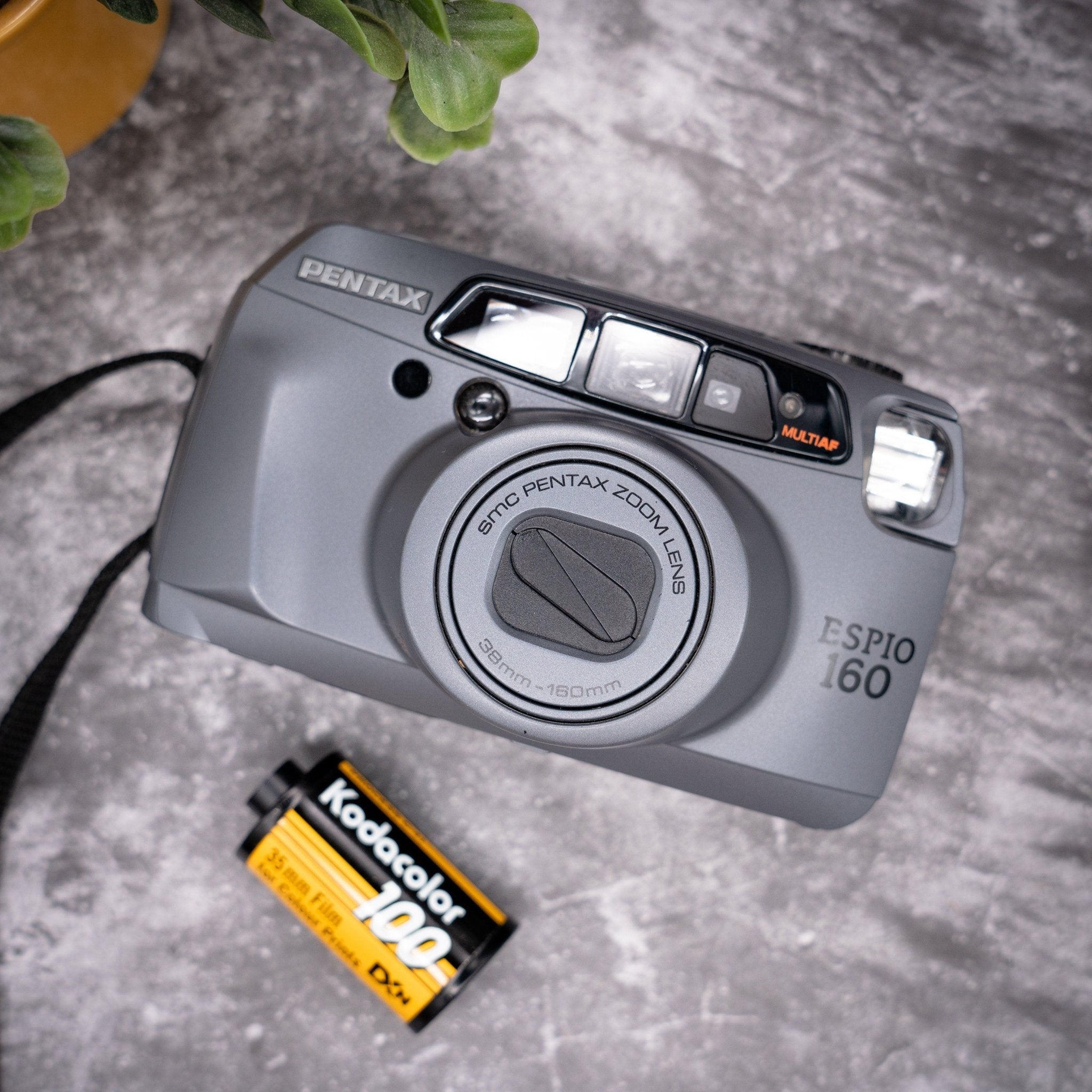 35mm Point & Shoot Film Camera Kit | Pentax Espio 160 + Roll Of