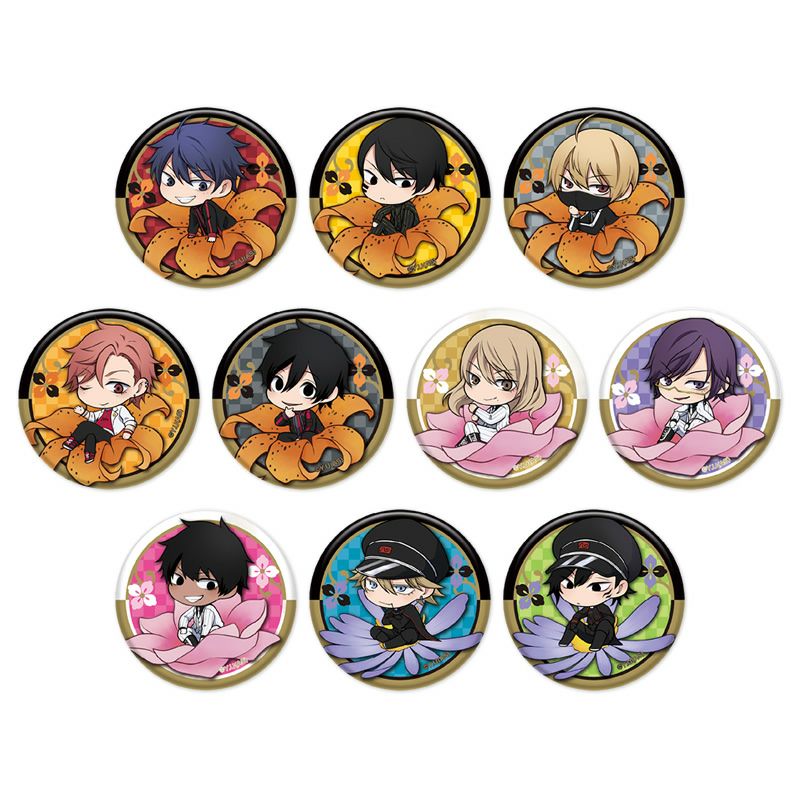 桃源暗鬼 矢颪碇 ホログラム缶バッジ vol.5 ツリビレ マズル メイド