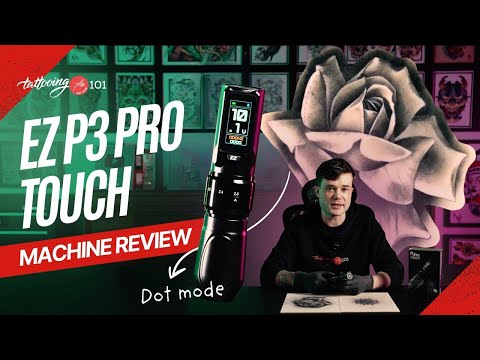 EZ P3 Pro Touch Adjustable Stroke Touchscreen Wireless Tattoo