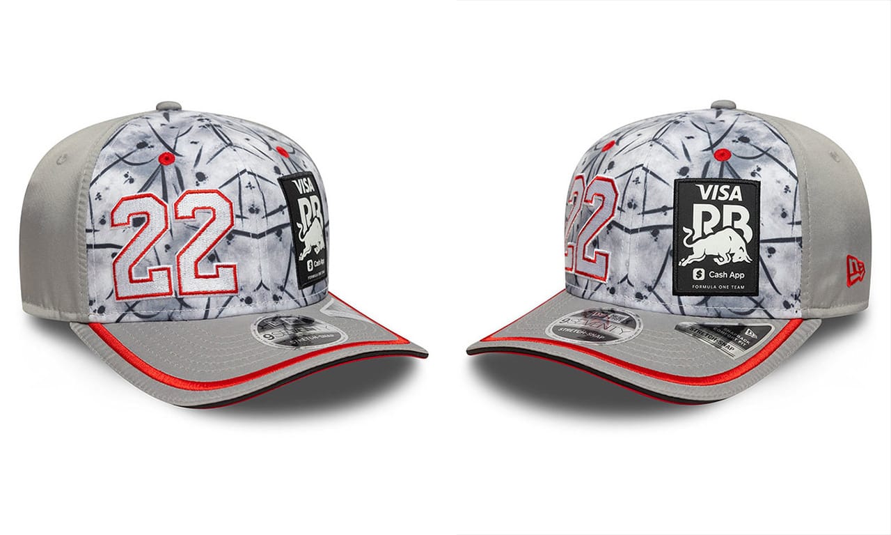 角田裕毅 水墨画をイメージした2025年F1日本GP限定キャップが登場