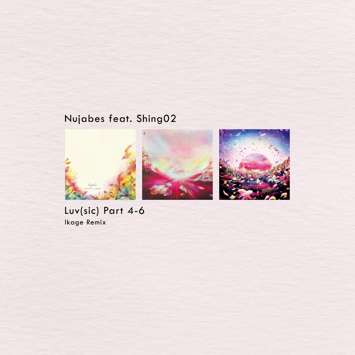 Nujabes luv sic part6 ジャケットデザインポスター Nujabes luv sic