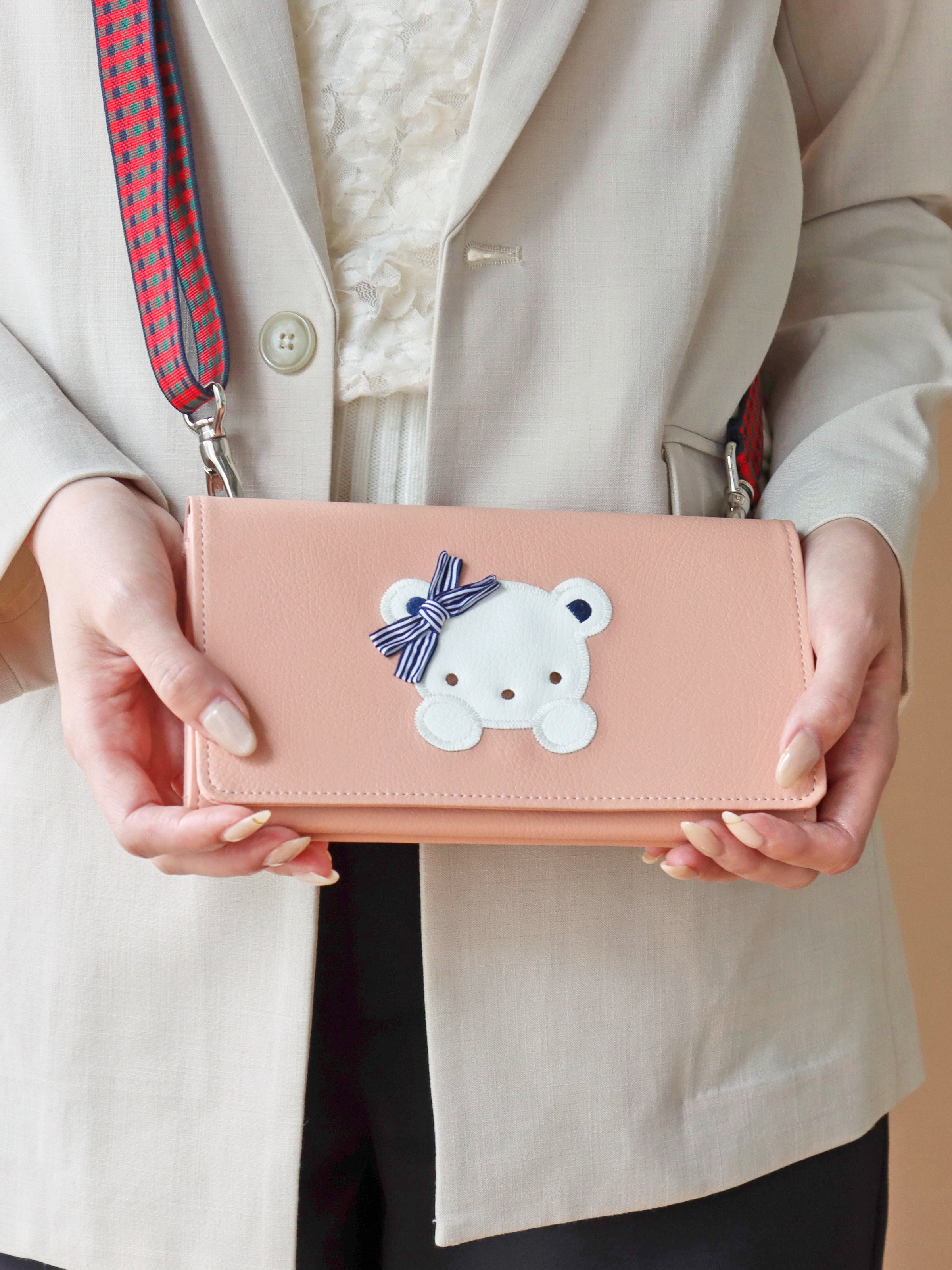 familiar ファミリア カスタマイズミニウォレット ピンク 【公式通販】