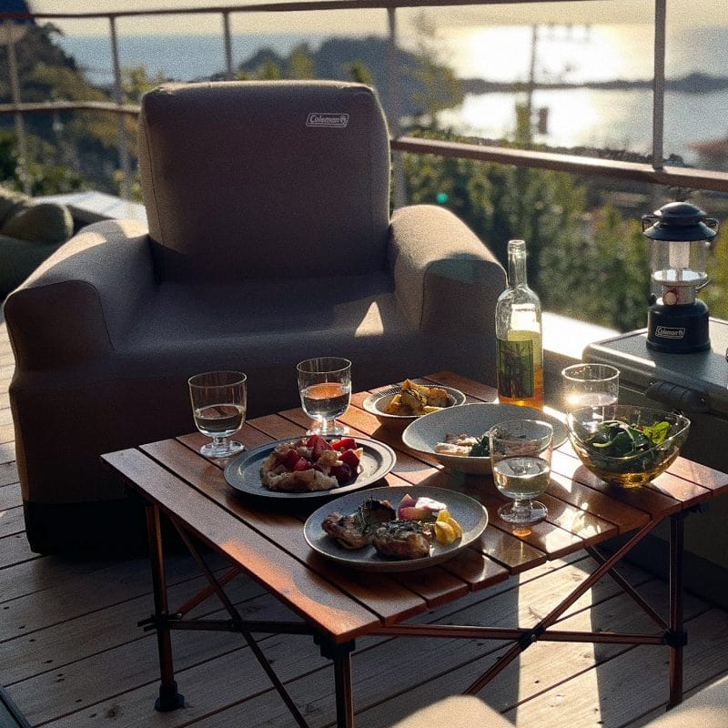 コールマン ナチュラルウッドカウンターテーブル