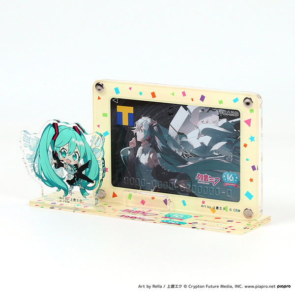 アクスタ付きカードスタンド 初音ミク 16th 上倉エク – FAN+Life